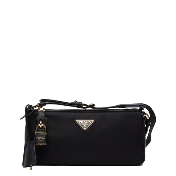 Prada Re-Nylon And Leather Small Shoulder Bag DEFAULT UNI Women - Picture 1 of 5